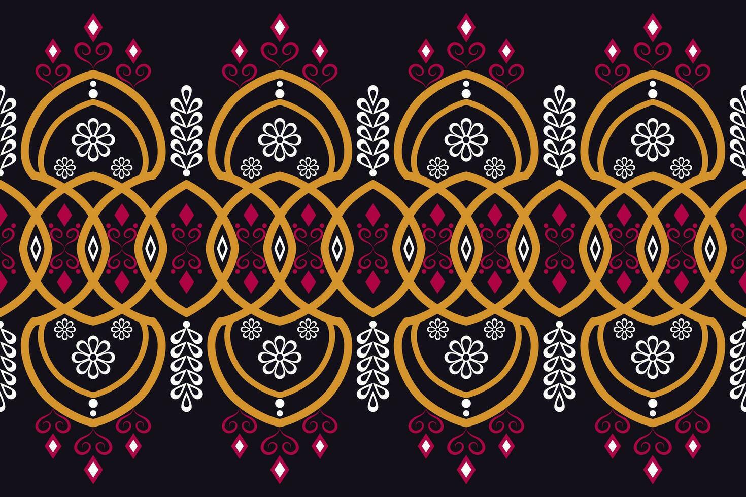 geometric ethnic pattern Can be used in fabric design for background, wallpaper, carpet, textile, clothing, wrapping, decorative paper, embroidery illustration vector. vector