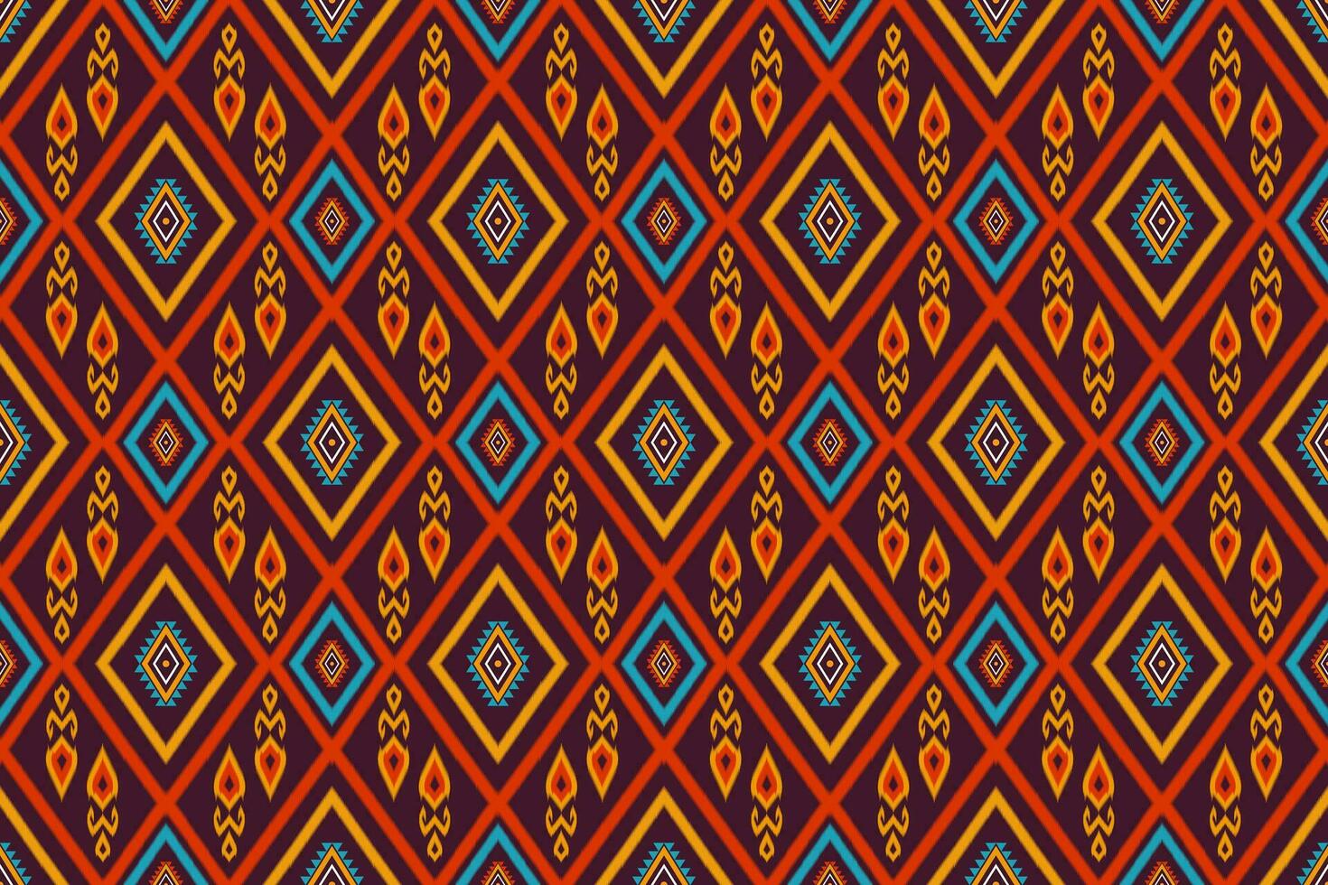 Uzbek ikat pattern and fabric in Uzbekistan. Abstract background for wallpaper, textures, textile, wrapping paper. vector