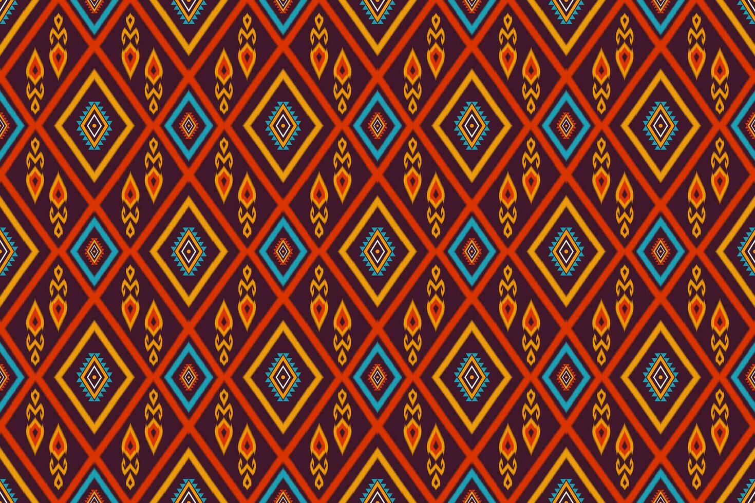 Uzbek ikat pattern and fabric in Uzbekistan. Abstract background for wallpaper, textures, textile, wrapping paper. vector