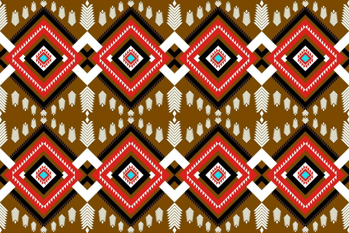 geometric ethnic pattern Can be used in fabric design for background, wallpaper, carpet, textile, clothing, wrapping, decorative paper, embroidery illustration vector. vector