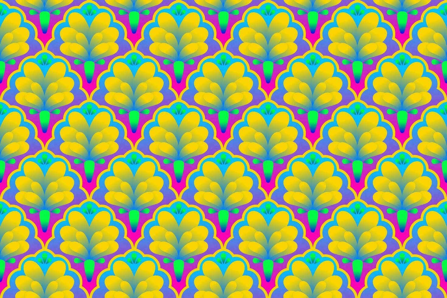 floral pattern background, ceramic tile pattern, vector pattern, cute illustration, tile design, wrap, abstract
