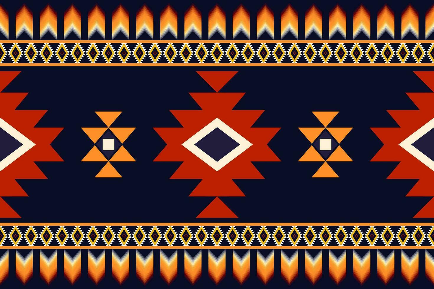 geometric ethnic pattern Can be used in fabric design for background, wallpaper, carpet, textile, clothing, wrapping, decorative paper, embroidery illustration vector. vector