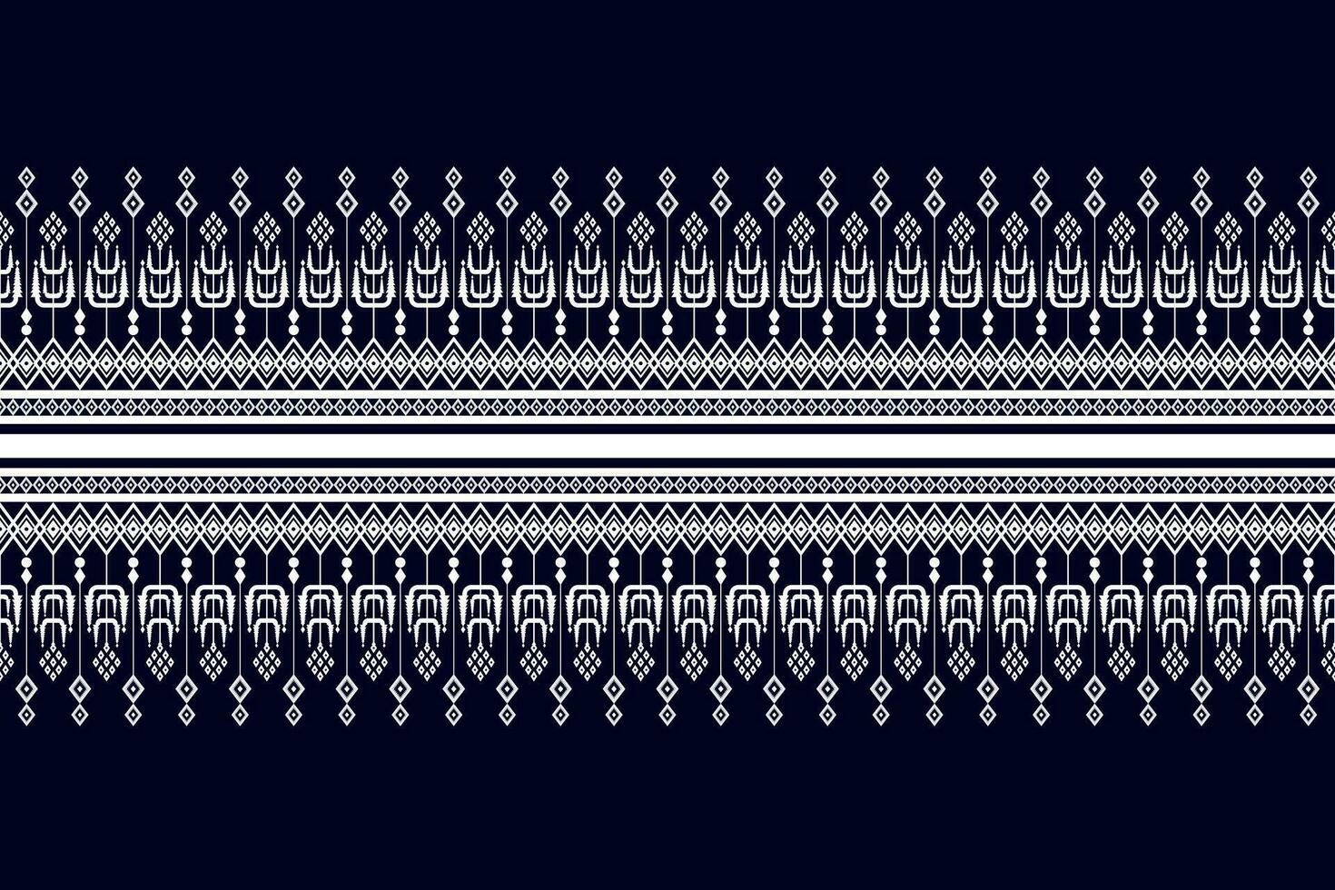geometric ethnic pattern Can be used in fabric design for background, wallpaper, carpet, textile, clothing, wrapping, decorative paper, embroidery illustration vector. vector
