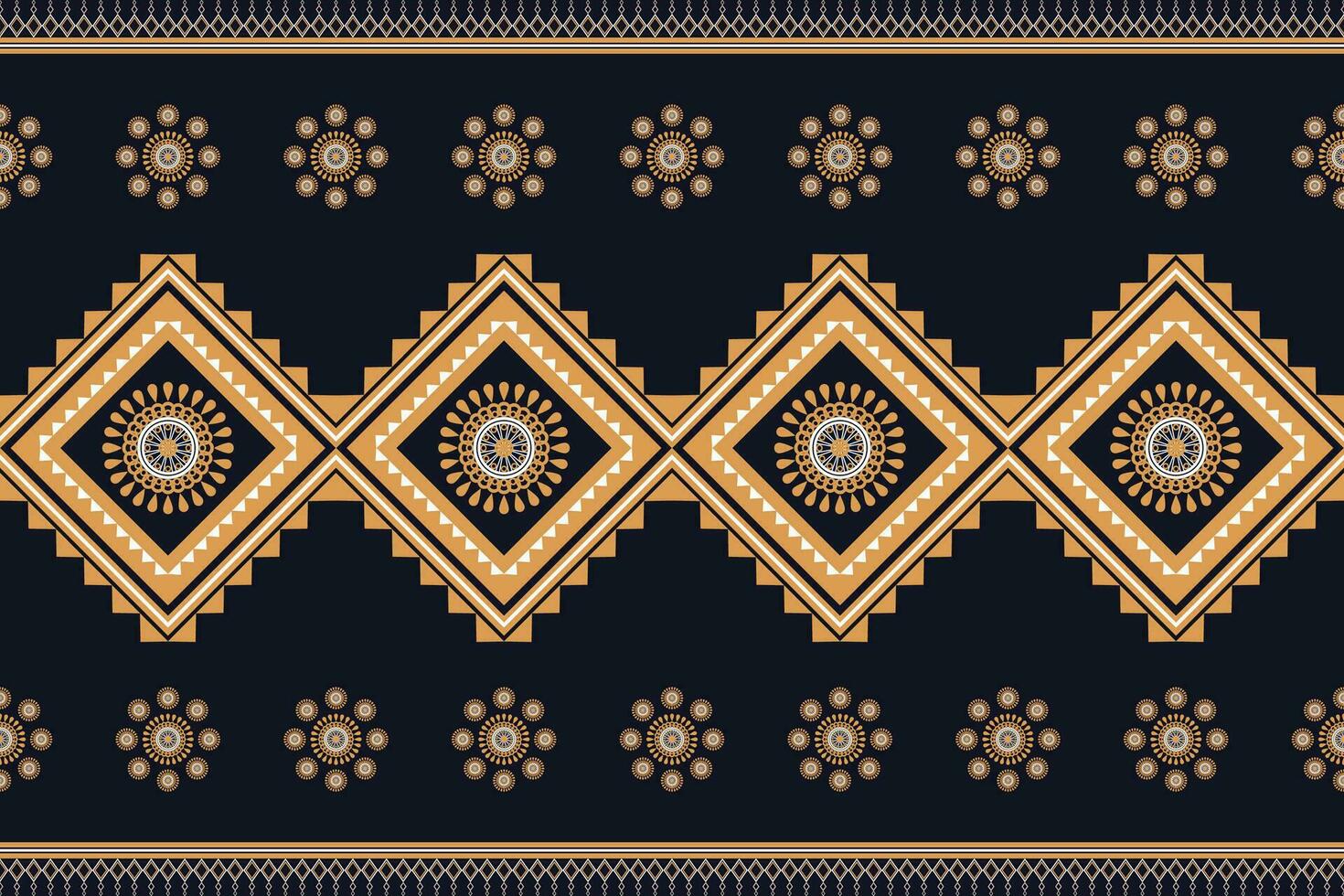 geometric ethnic pattern Can be used in fabric design for background, wallpaper, carpet, textile, clothing, wrapping, decorative paper, embroidery illustration vector. vector