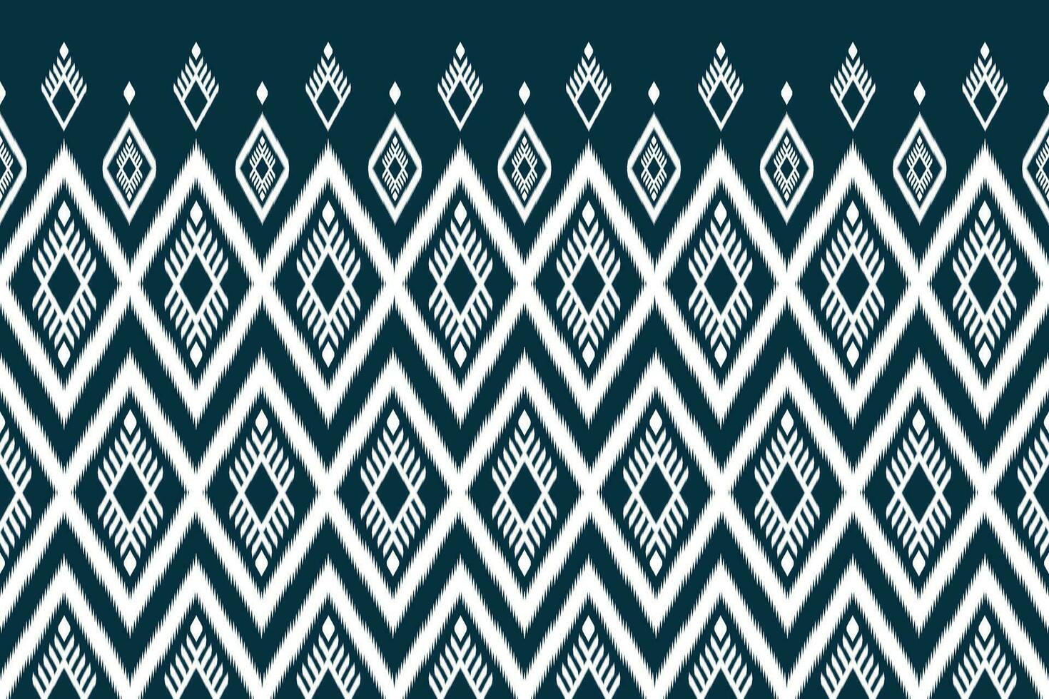 Seamless abstract ikat pattern abstract background for textile design. Can be used in fabric design for clothes, accessories, decorative paper, wrapping, Vector, illustration, carpet vector