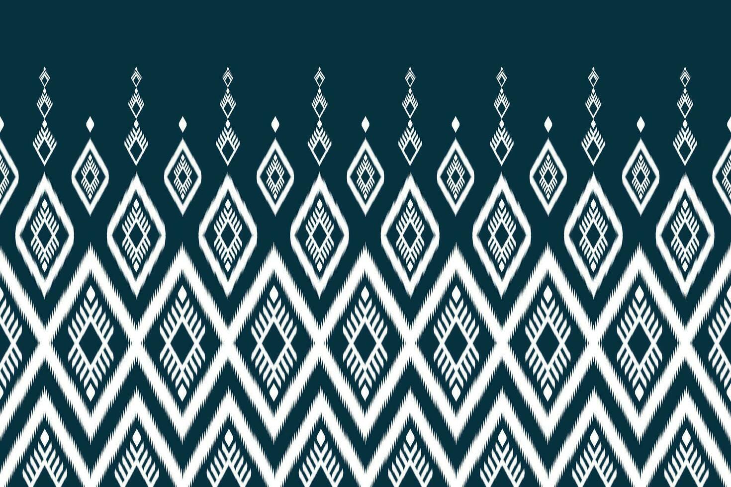 Seamless abstract ikat pattern abstract background for textile design. Can be used in fabric design for clothes, accessories, decorative paper, wrapping, Vector, illustration, carpet vector