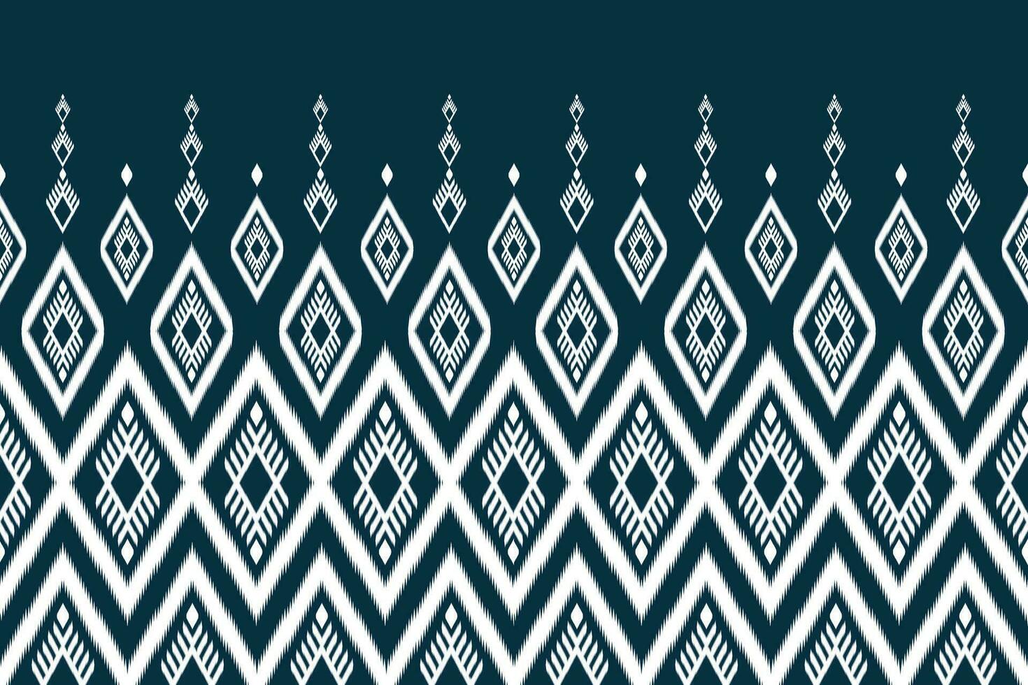 Seamless abstract ikat pattern abstract background for textile design. Can be used in fabric design for clothes, accessories, decorative paper, wrapping, Vector, illustration, carpet vector