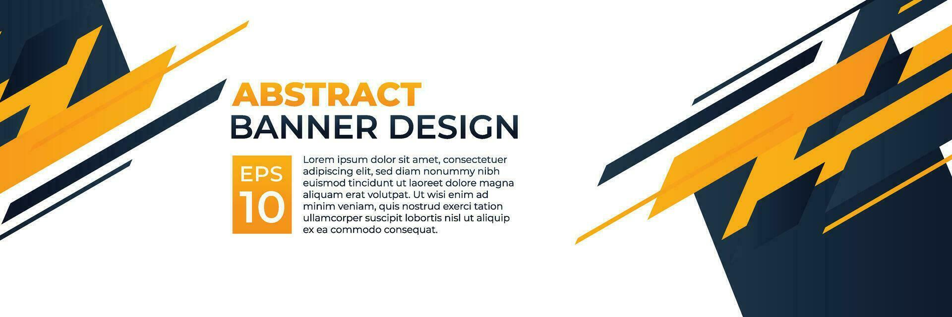 resumen bandera vector, moderno antecedentes horizontal con dinámica amarillo forma color para tecnología y Deportes tema vector