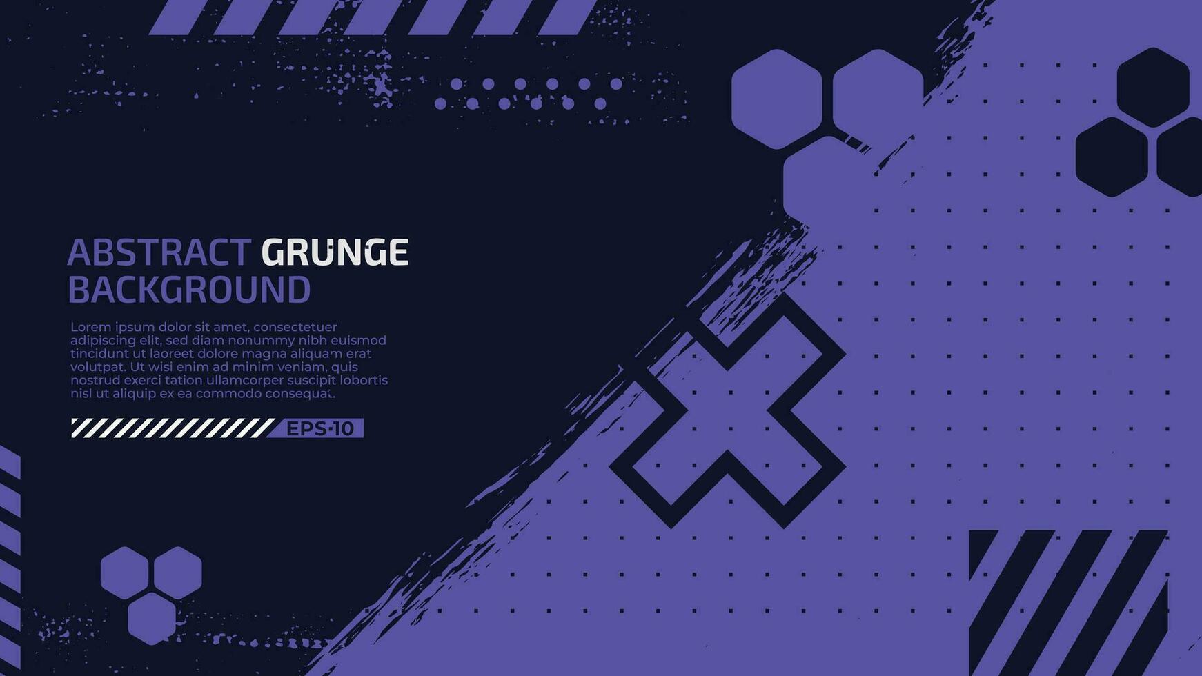 Abstract grunge background vector, brush painted wallpaper, template design modern banner with copy space vector