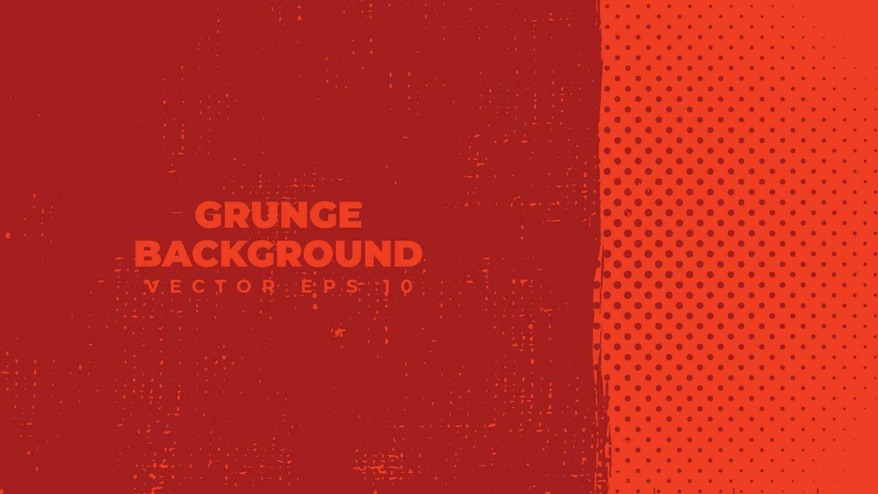 Abstract grunge background vector with paint brush effect, dirty red banner with copy space area