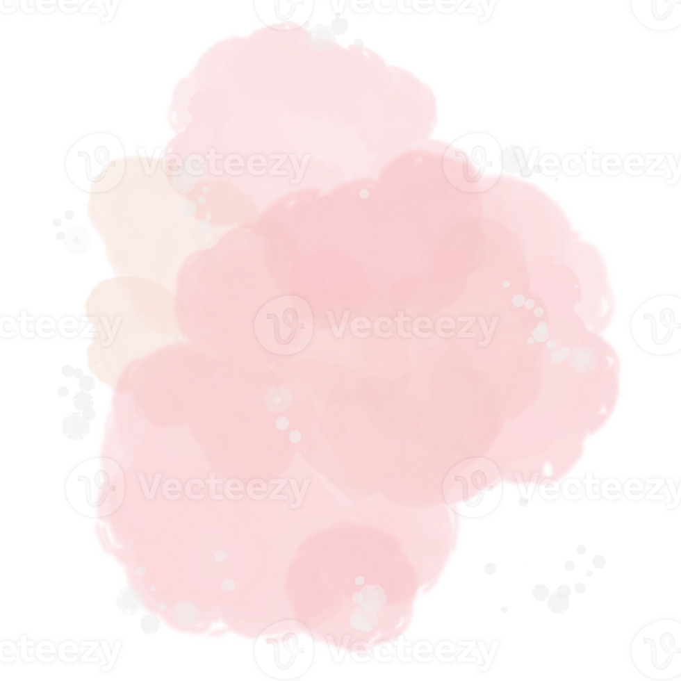 Painting watercolor abstract art. Beautiful  polka dot bubble element for background,wallpaper,presentation. POD png