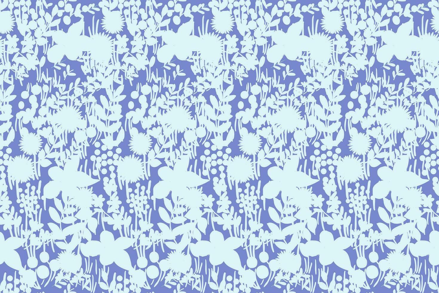 Abstract floral seamless patterns with chamomile. Trendy hand drawn textures. Modern abstract design for,paper, cover, fabric and other users vector