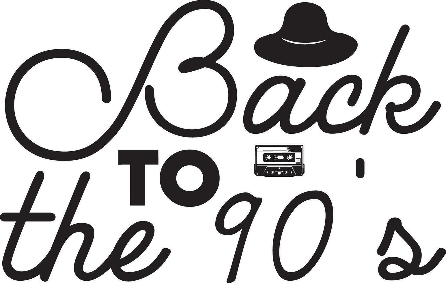 80s 90s  t-shirt design vector