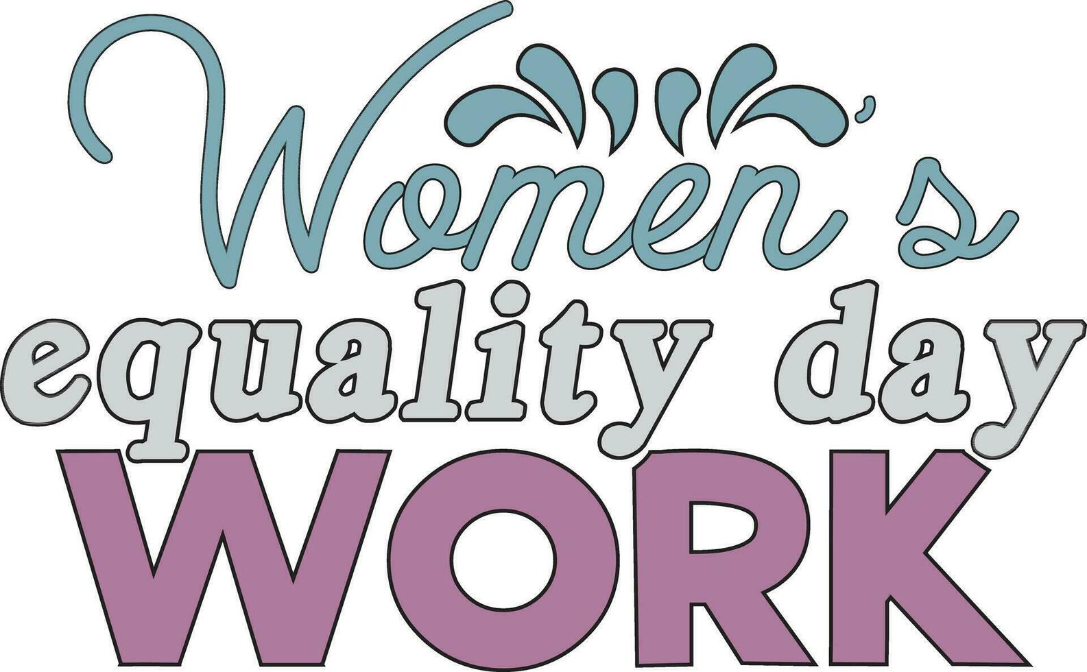 Womens day  t-shirt design vector