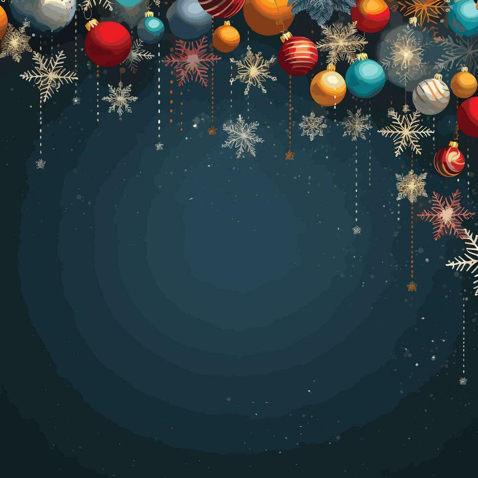 Christmas design background with text space vector