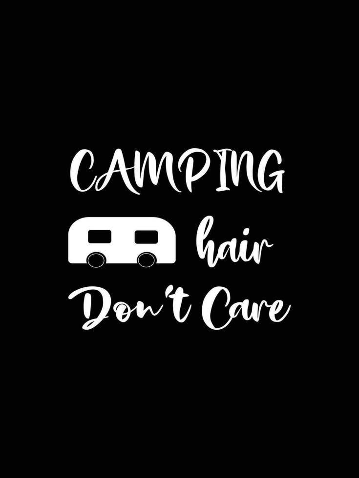 Camping t shirt vector