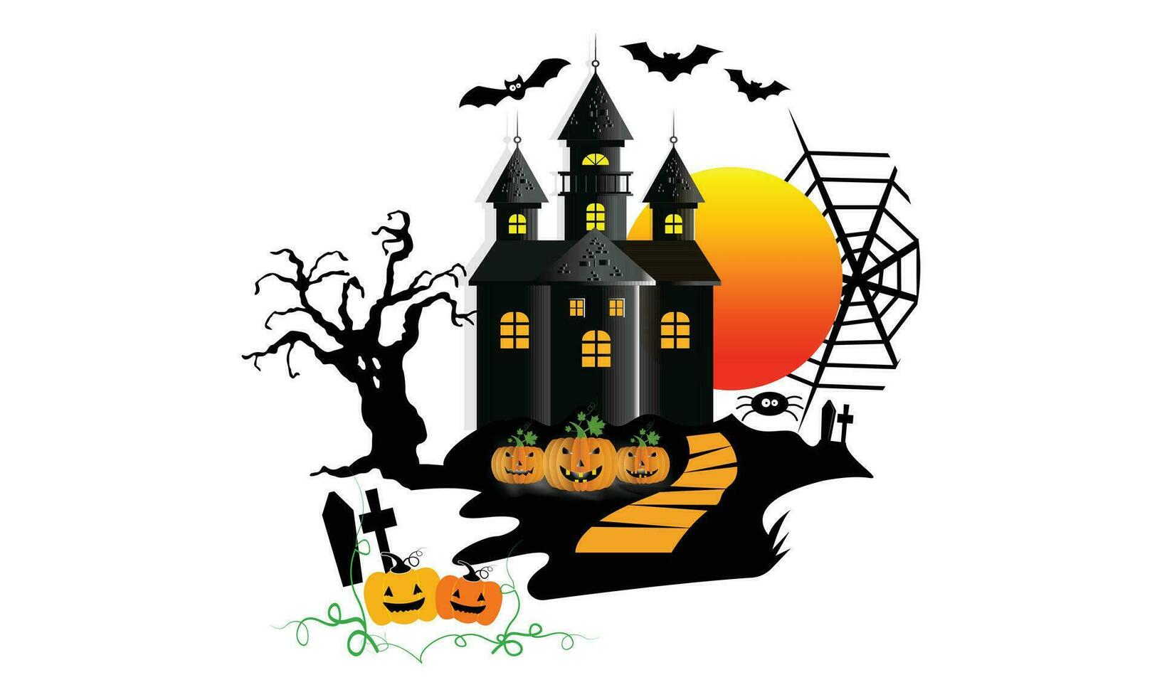 Happy Halloween Crafts Gnome Design, Magic Clipart Halloween Illustration vector