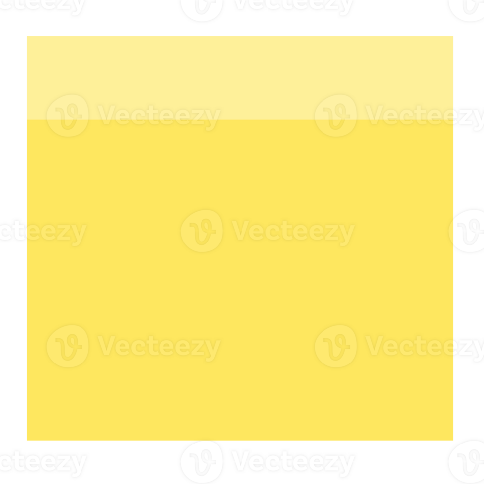Square yellow sticky paper note reminders. Office memo label stationery. png