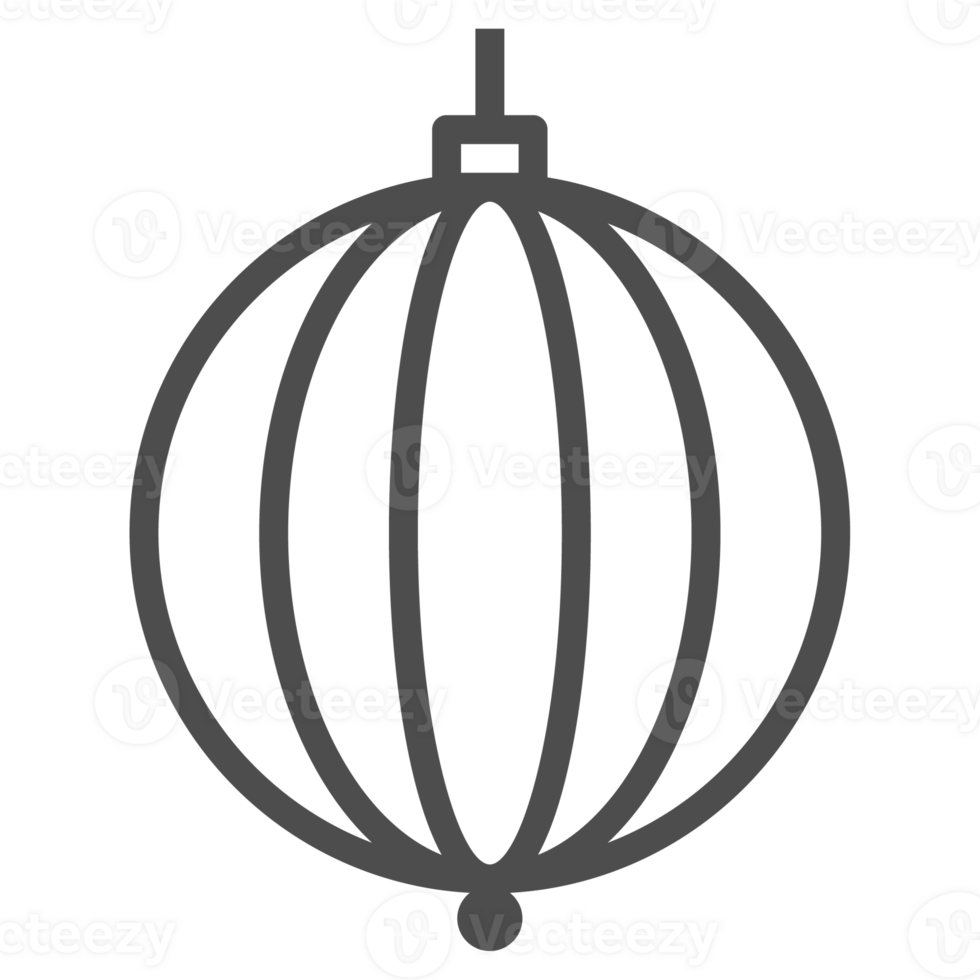 Korea traditional pattern outline icon. Linear symbol. png