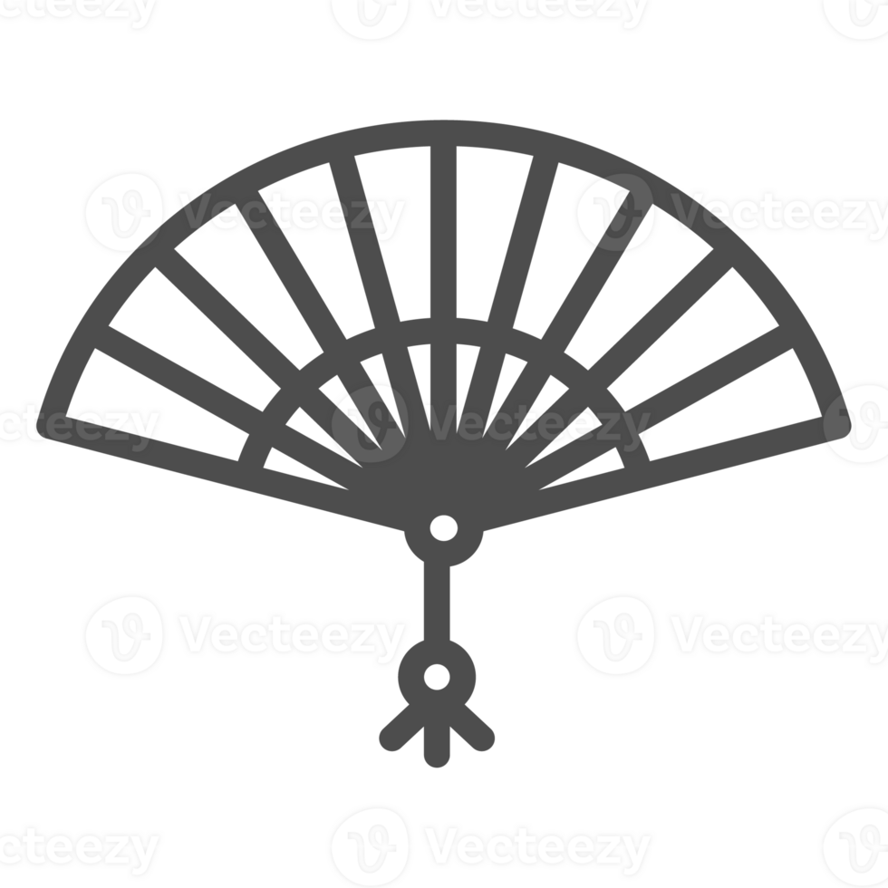 Korea traditional pattern outline icon. Linear symbol. png