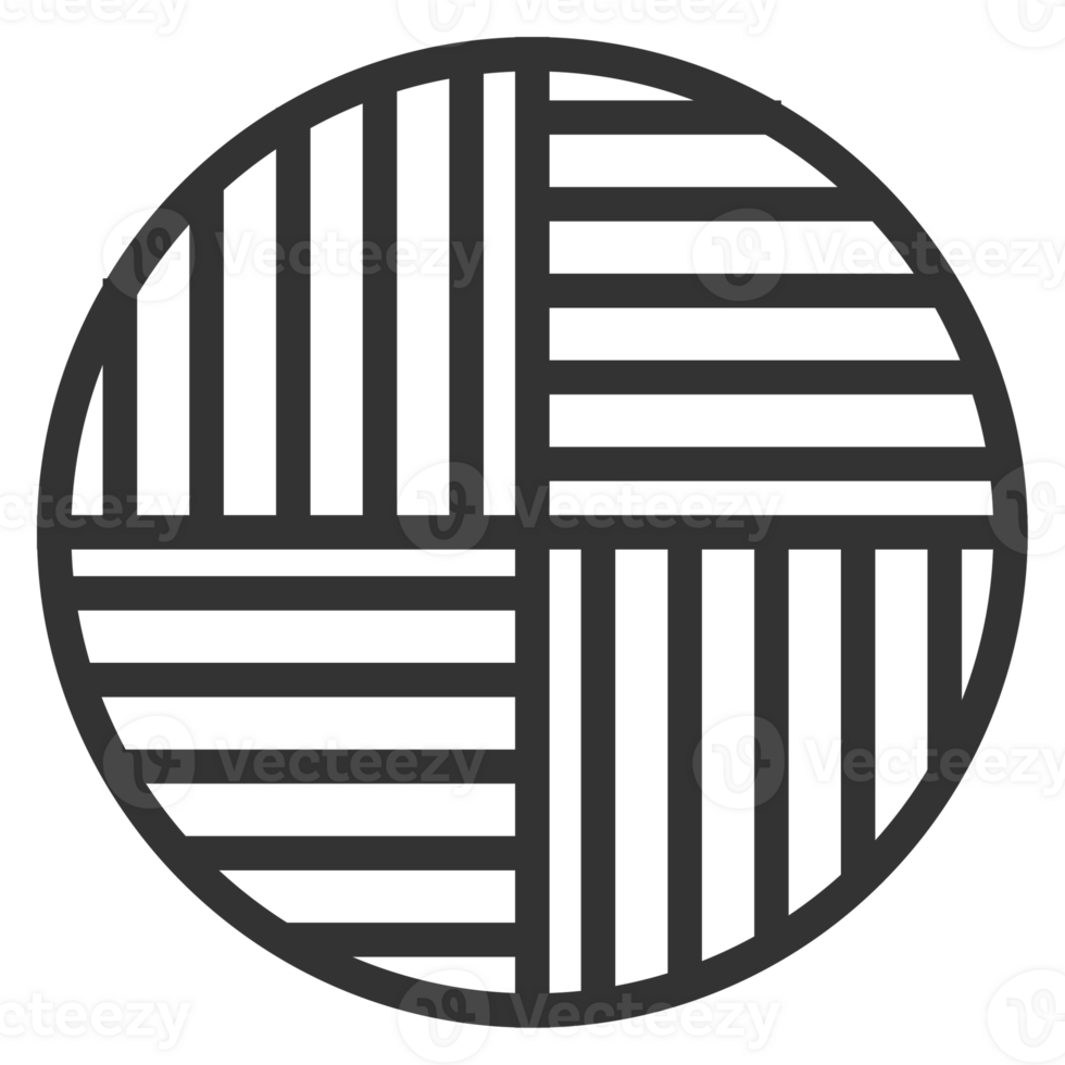 Korea traditional pattern outline icon. Asian collection. thin line symbol. png