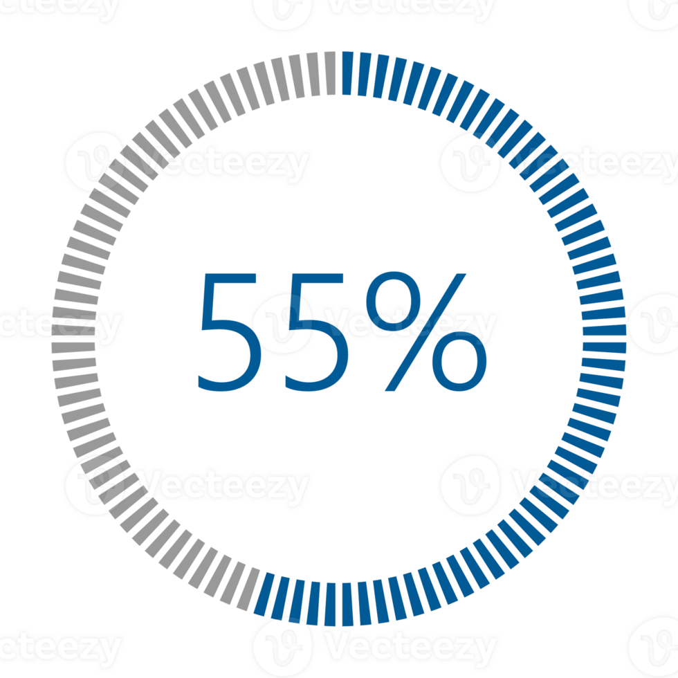 1-100 Percentage Meter for Report Progress, Icon loader Blue Loader Indicator. png