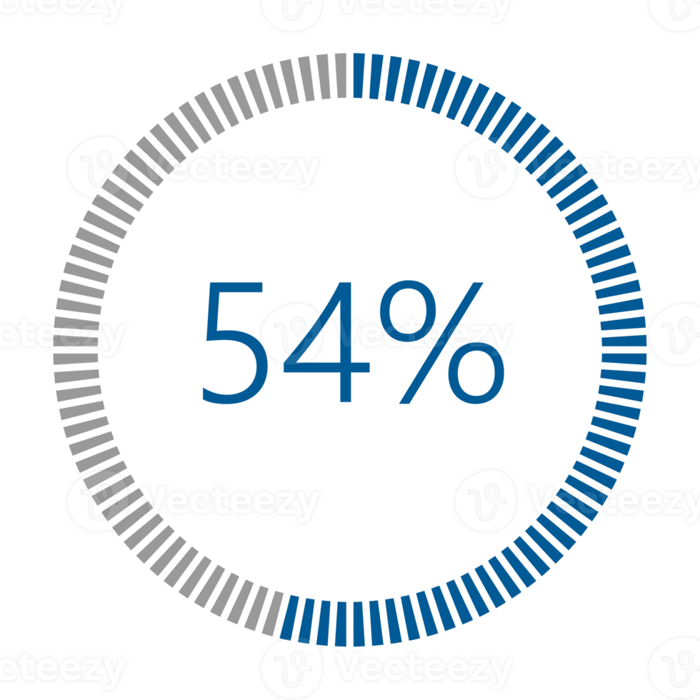 1-100 Percentage Meter for Report Progress, Icon loader Blue Loader Indicator. png