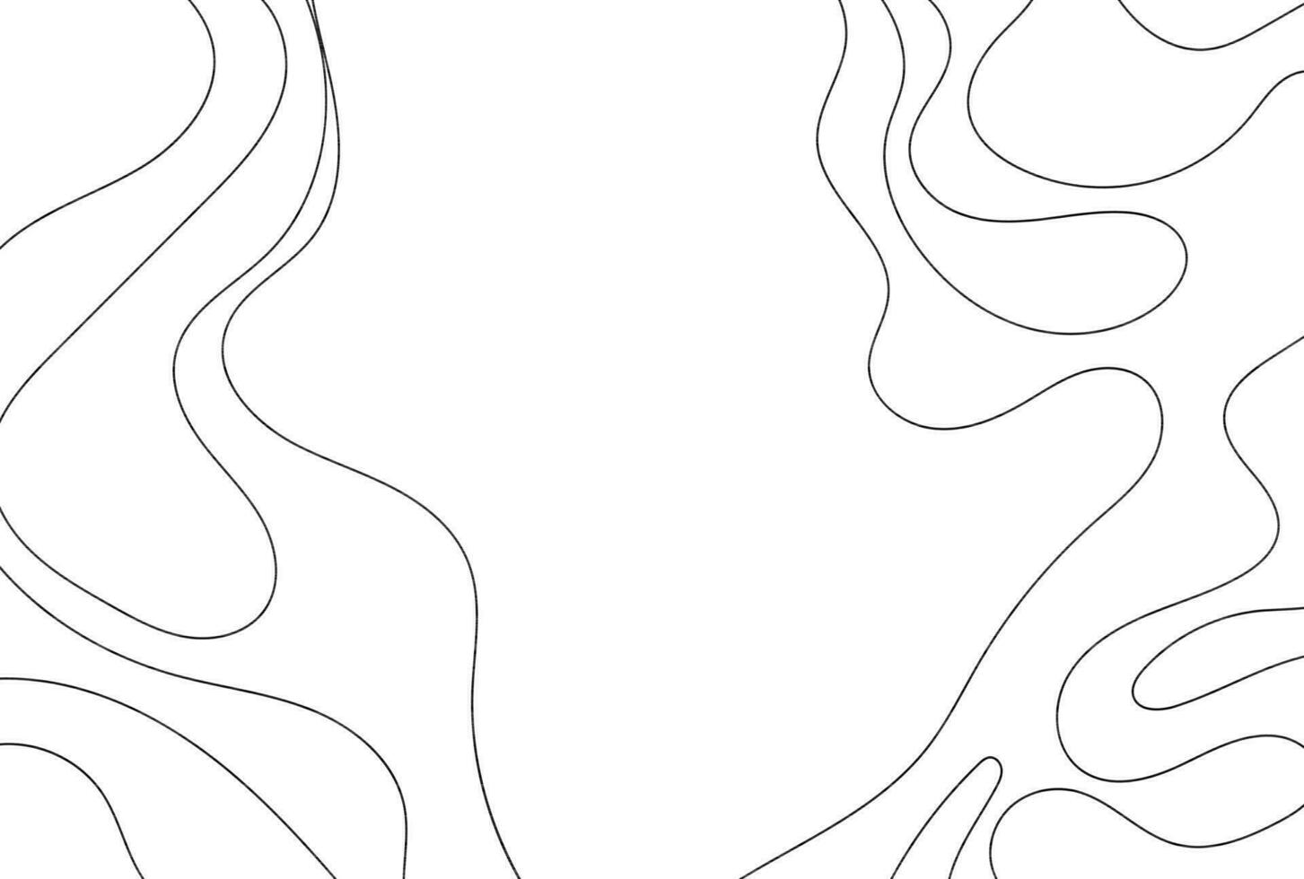 Elegant stylish black lines wavy background vector