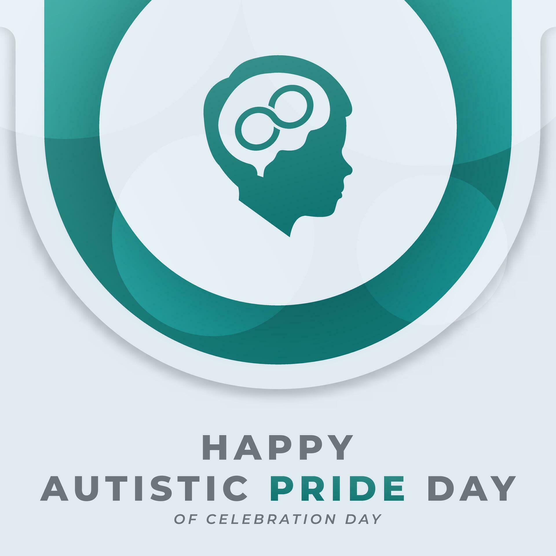 Autistic Pride Day Celebration Vector Design Illustration for ...
