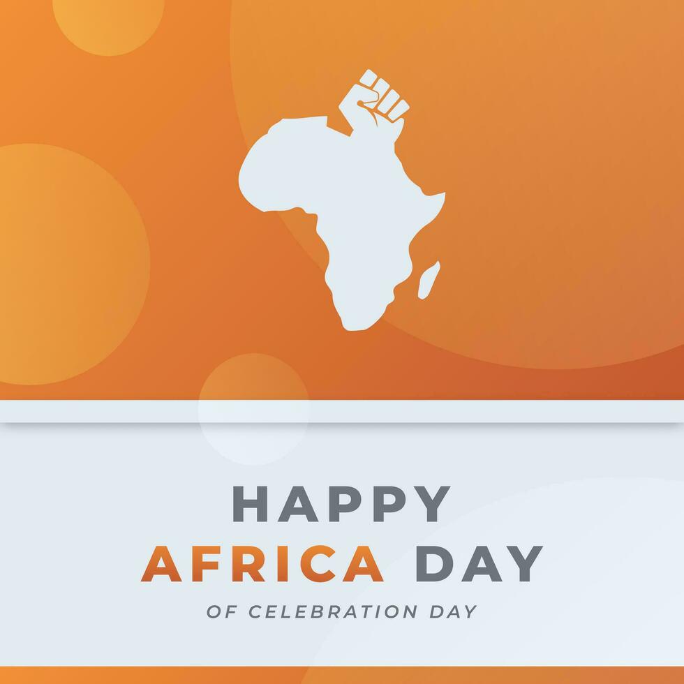 Africa Day Celebration Vector Design Illustration for Background, Poster, Banner, Advertising, Greeting Card