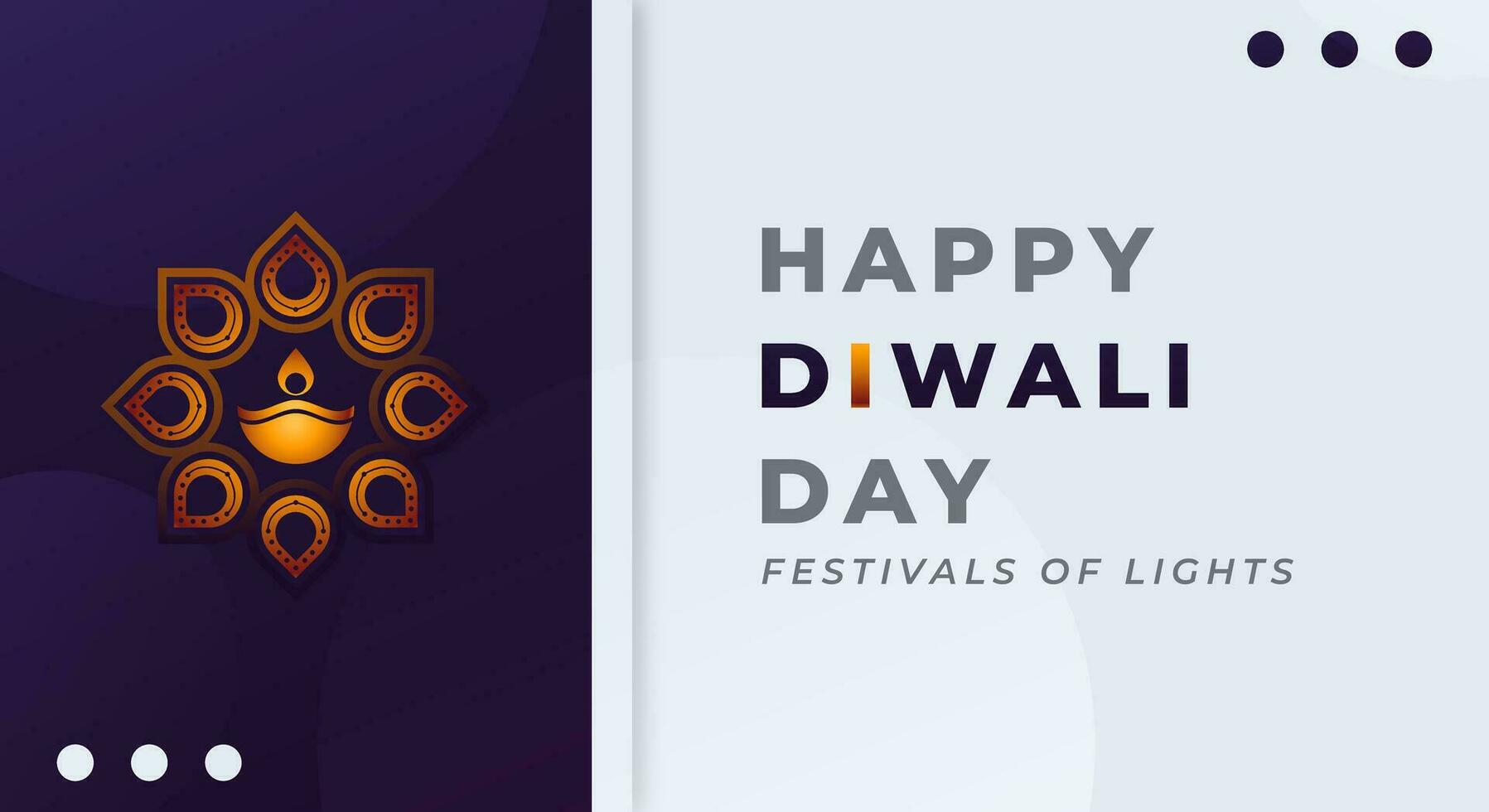 Happy Diwali Day Celebration Vector Design Illustration for Background, Poster, Banner, Advertising, Greeting Card