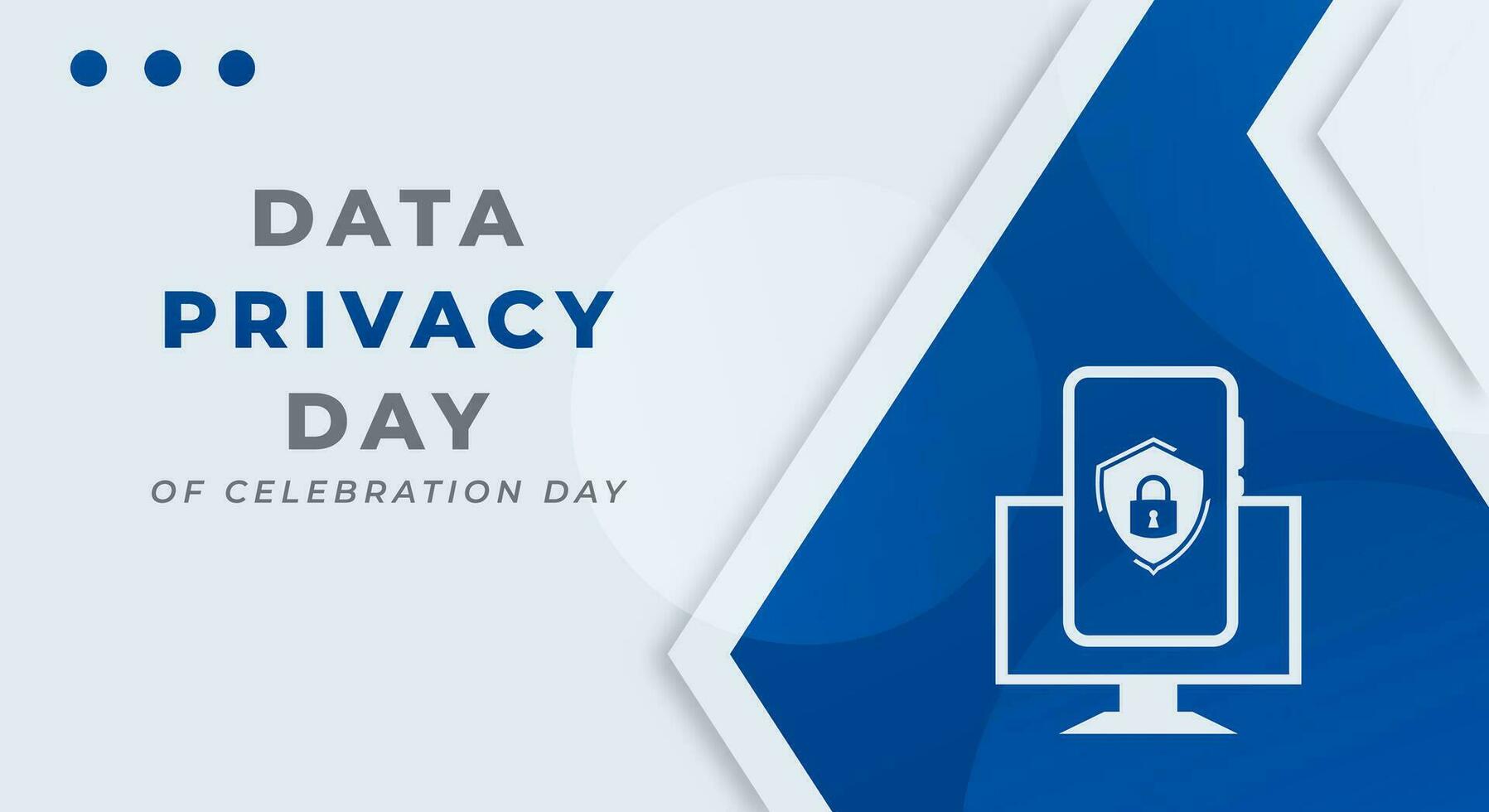 Data Privacy Day Celebration Vector Design Illustration for Background, Poster, Banner, Advertising, Greeting Card