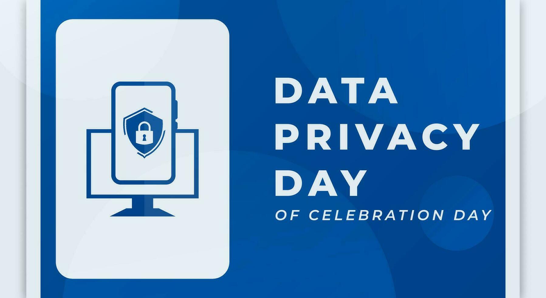 Data Privacy Day Celebration Vector Design Illustration for Background