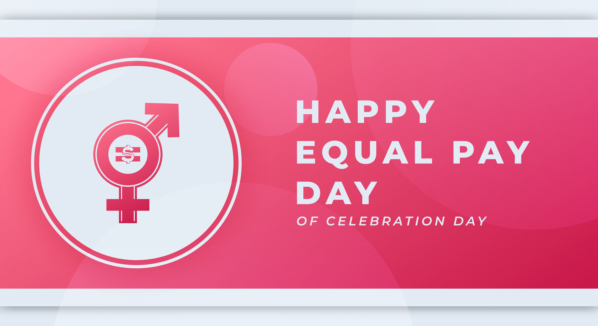 International Equal Pay Day Celebration Vector Design Illustration for