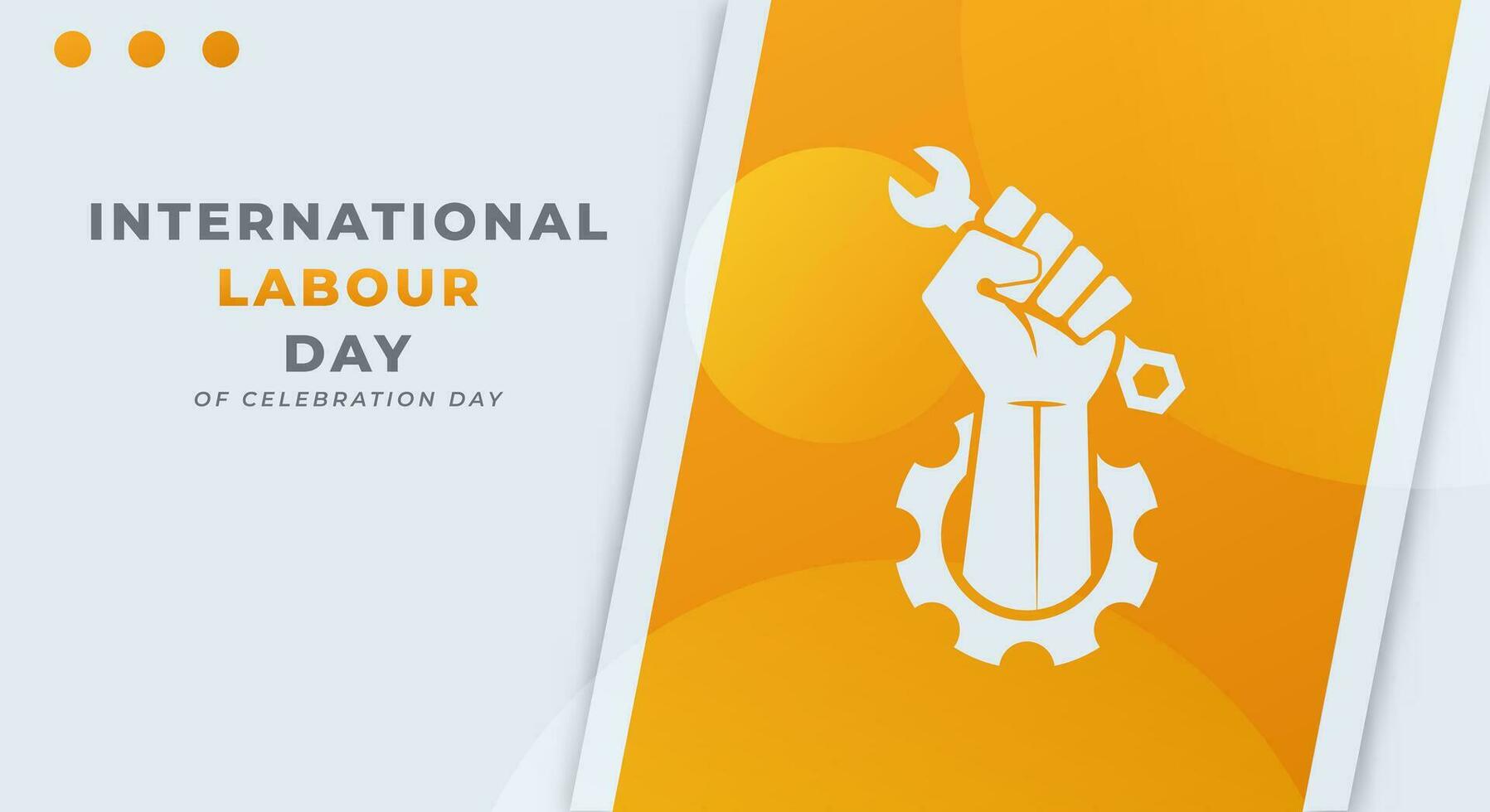 International Labor Day Celebration Vector Design Illustration for