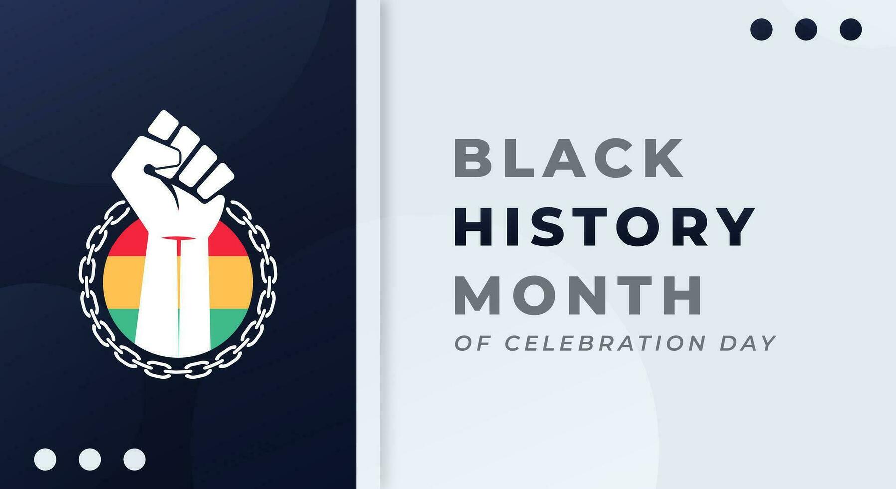 Black History Month Celebration Vector Design Illustration for Background, Poster, Banner, Advertising, Greeting Card