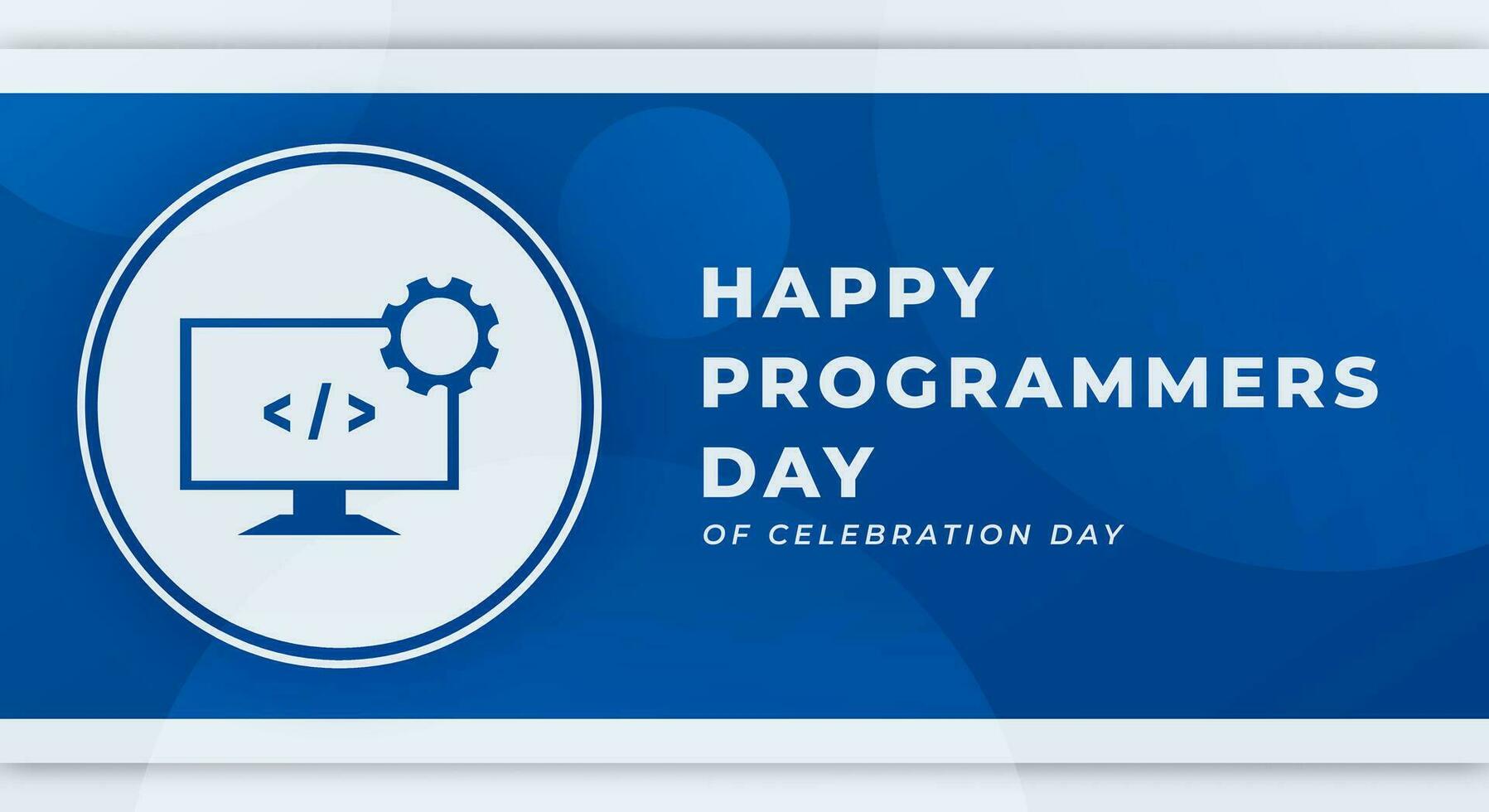 International Programmers Day Celebration Vector Design Illustration
