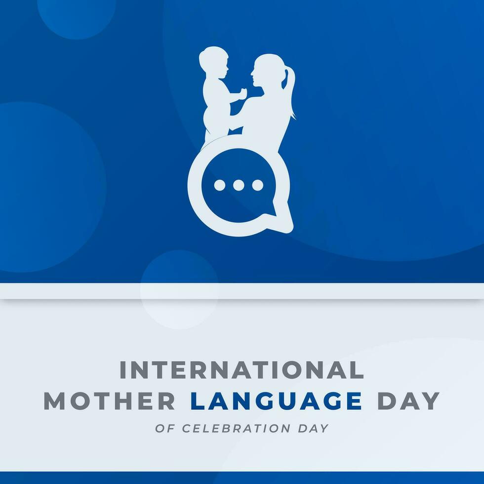 International Mother Language Day Celebration Vector Design Illustration for Background, Poster, Banner, Advertising, Greeting Card