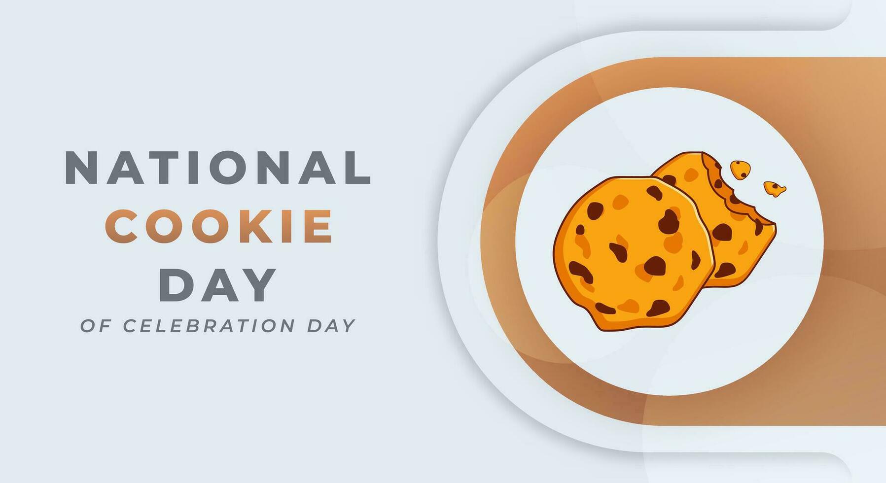 National Cookie Day Celebration Vector Design Illustration for Background, Poster, Banner, Advertising, Greeting Card