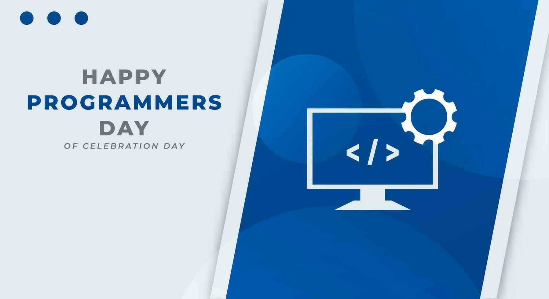 International Programmers Day Celebration Vector Design Illustration