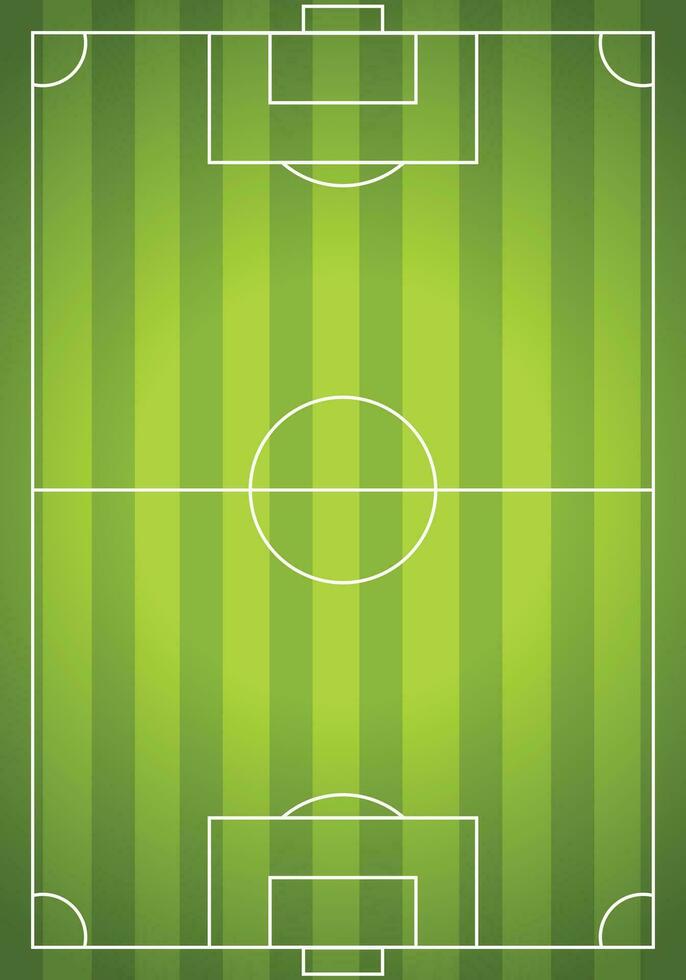 Soccer Stadium with Green Color vector