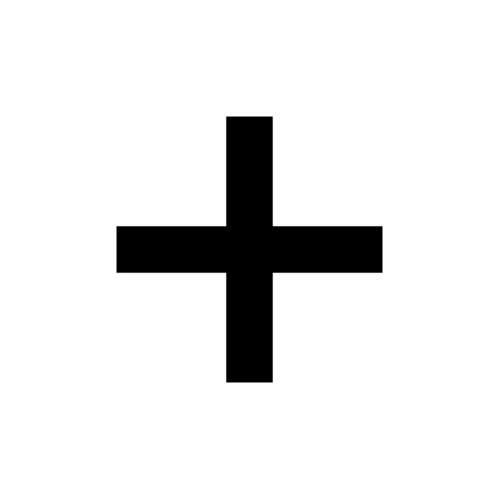 single icon sum or plus vector illustration
