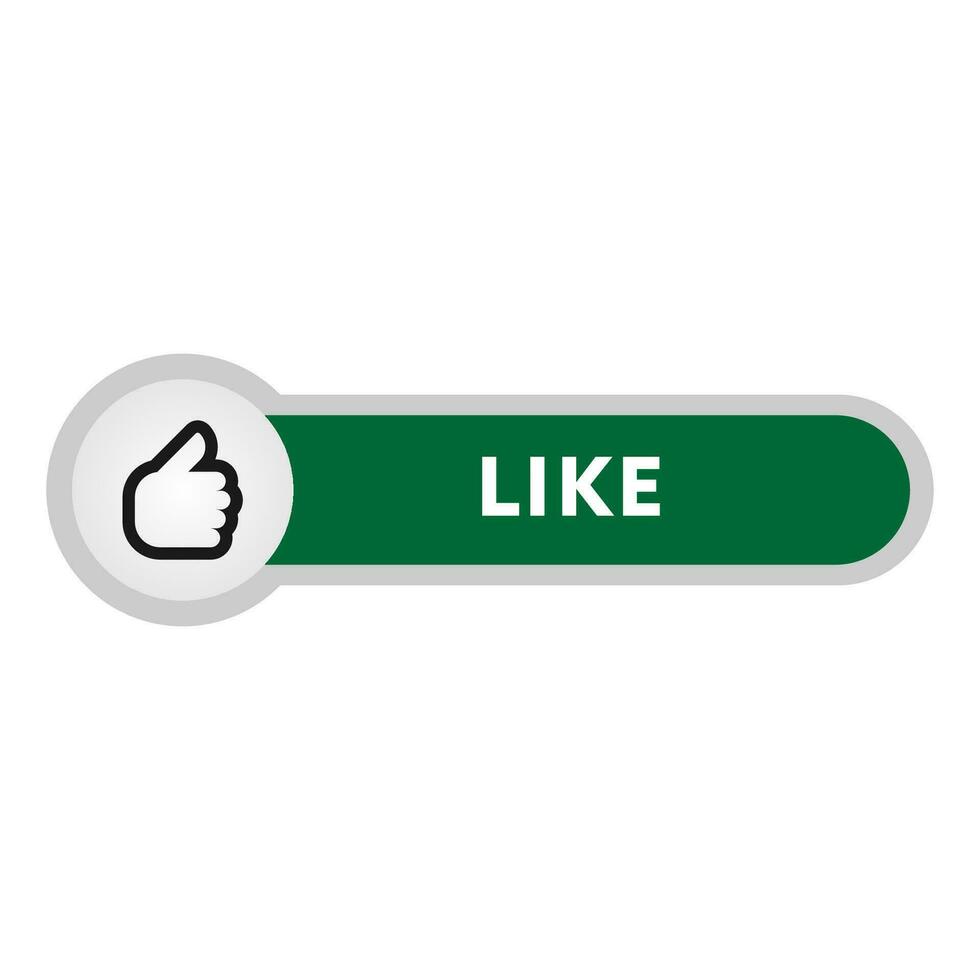 Like button icon. Vector design.