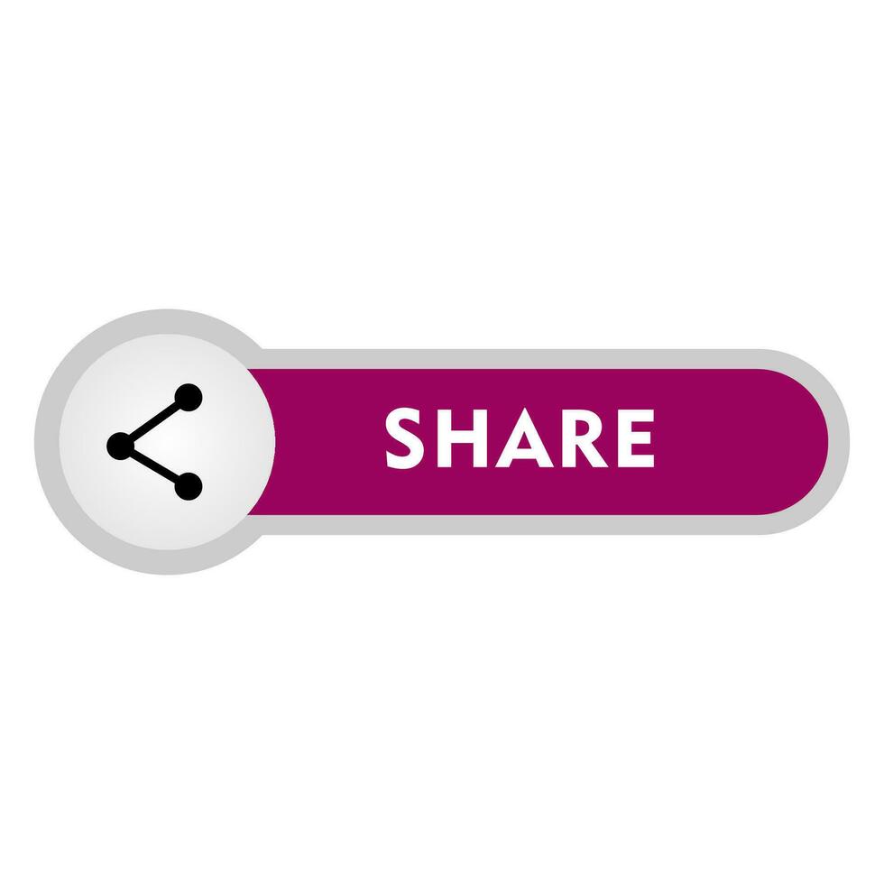 Share button icon. Vector design.