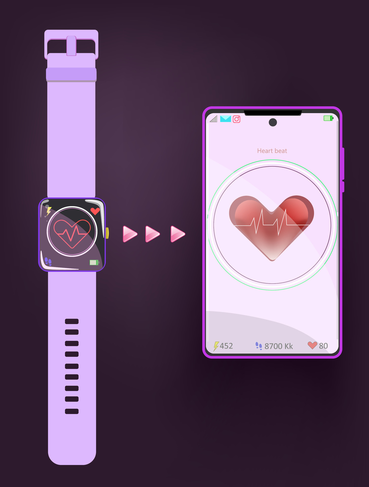How to connect health watch to phone best sale