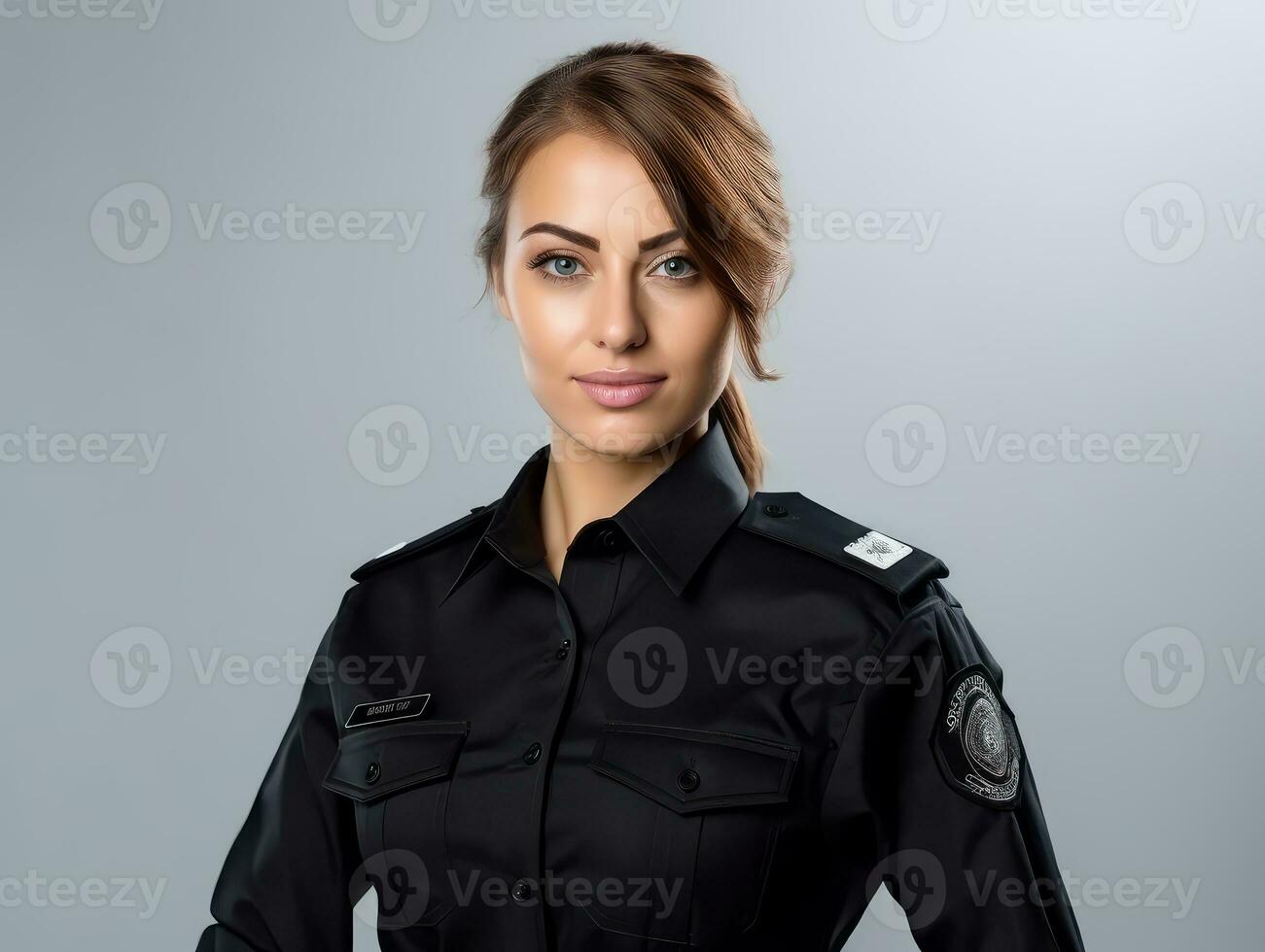 young police woman photo
