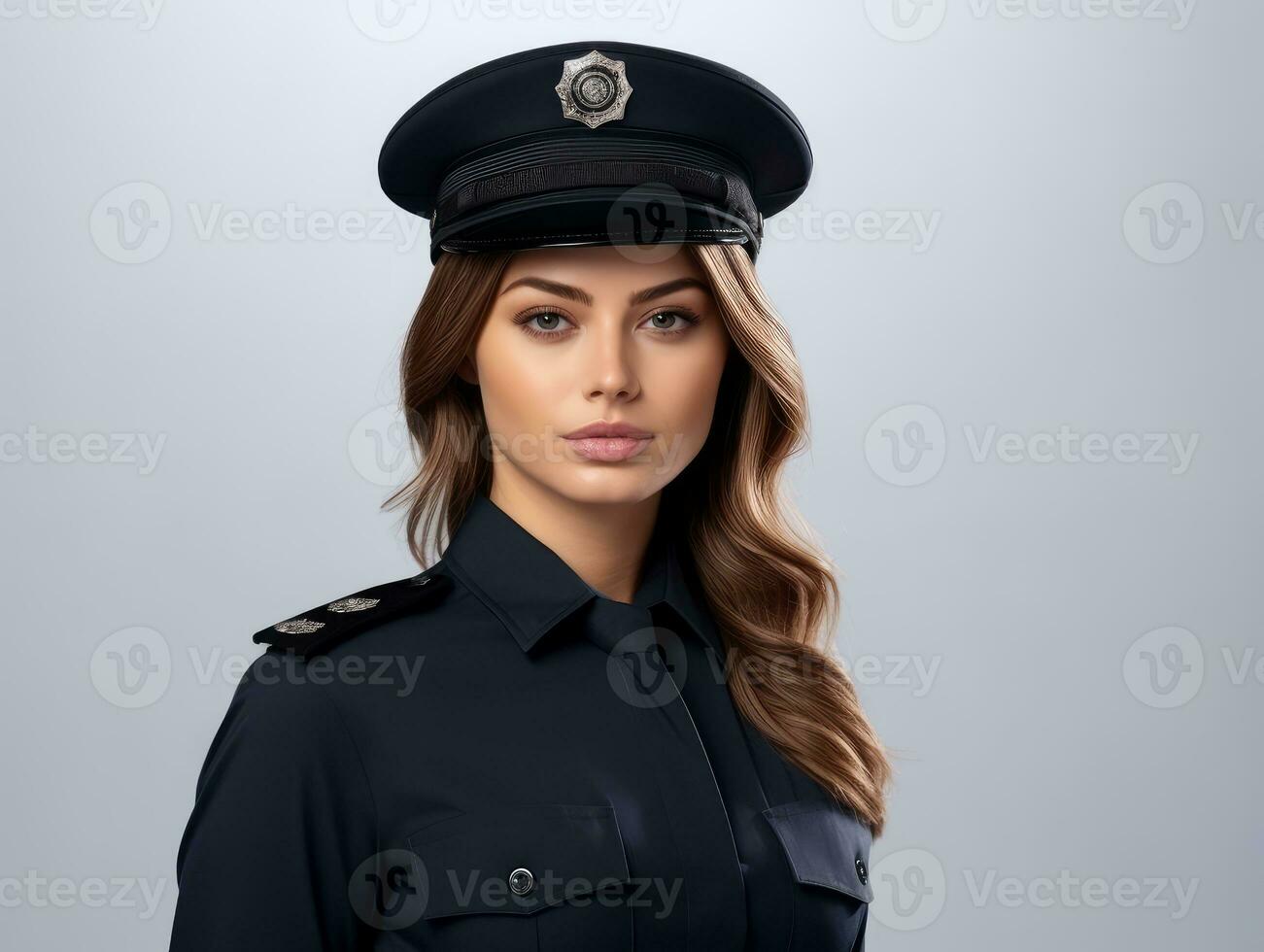 young police woman photo
