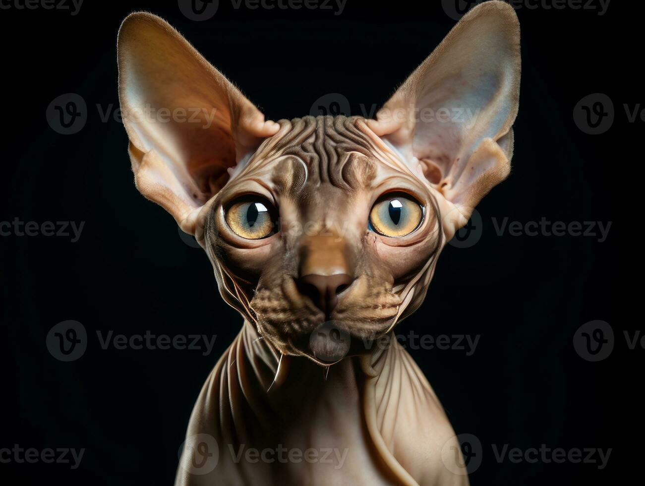 Cute kitten sphynx photo