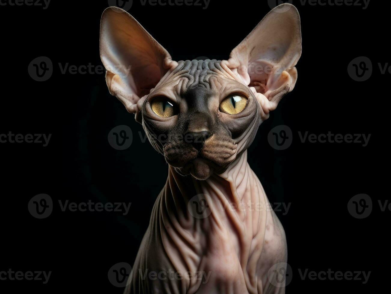 Cute kitten sphynx photo