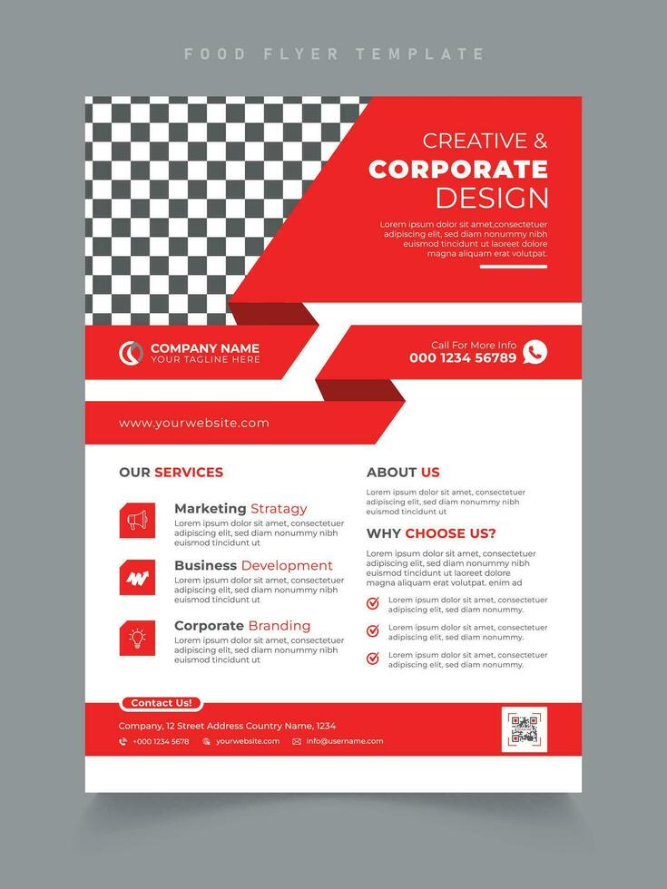 Plantilla de diseño de portada de libro corporativo en a4. se puede adaptar a folletos, informes anuales, revistas, carteles, presentaciones comerciales, carteras, volantes, pancartas, sitios web. vector